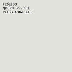 #E0E3DD - Periglacial Blue Color Image